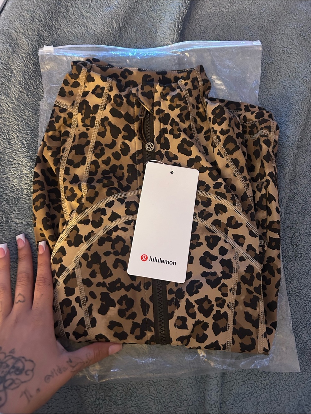Leopard print lululemon jacket
